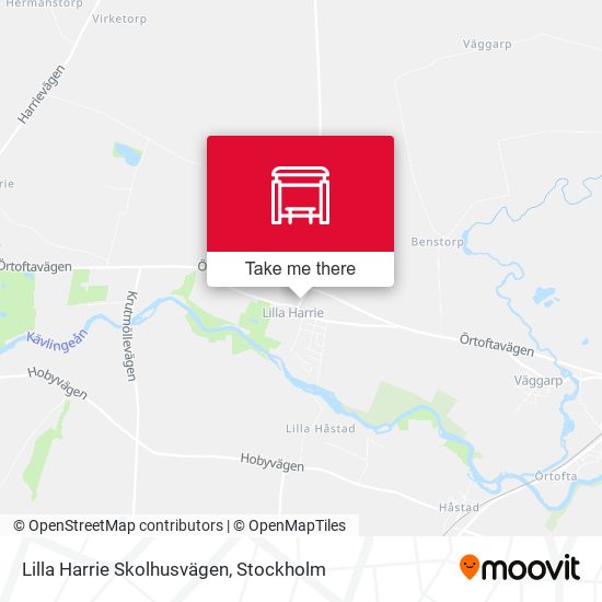 Lilla Harrie Skolhusvägen map