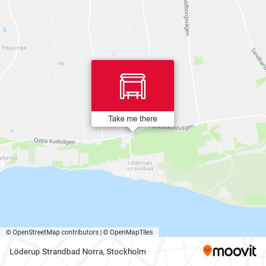 Löderup Strandbad Norra map
