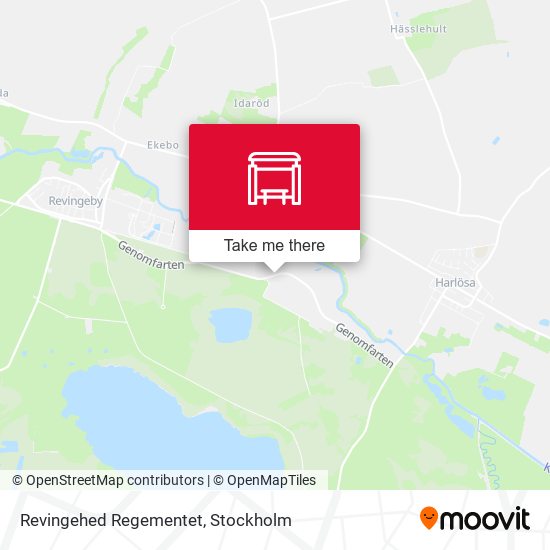 Revingehed Regementet map