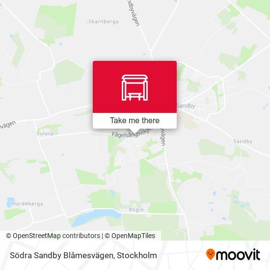 Södra Sandby Blåmesvägen map