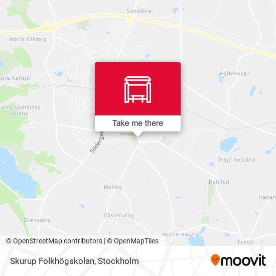 Skurup Folkhögskolan map