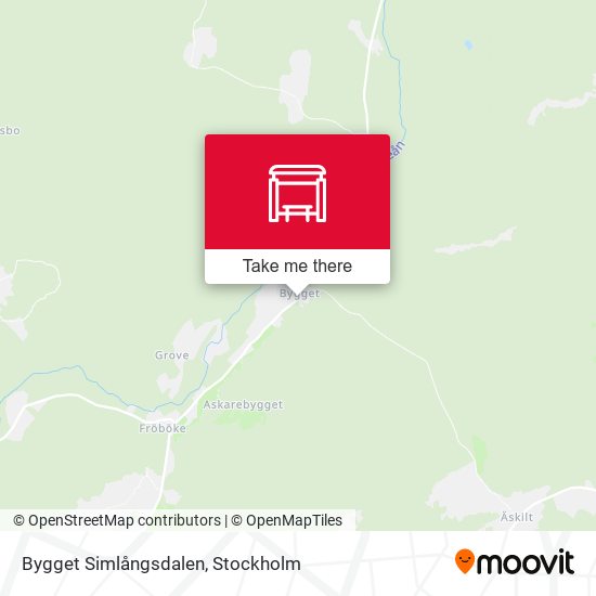 Bygget Simlångsdalen map