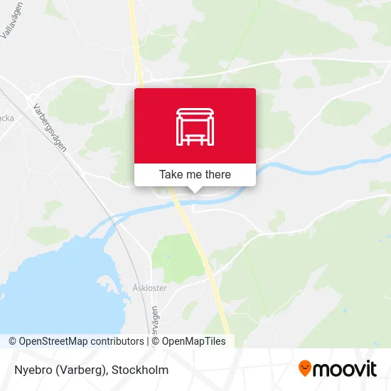 Nyebro (Varberg) map