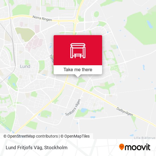 Lund Fritjofs Väg map