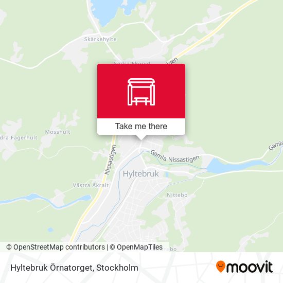Hyltebruk Örnatorget map
