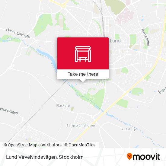 Lund Virvelvindsvägen map