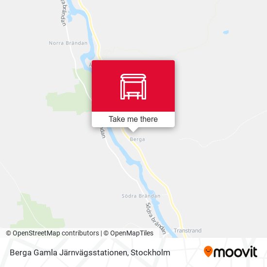 Berga Gamla Järnvägsstationen map