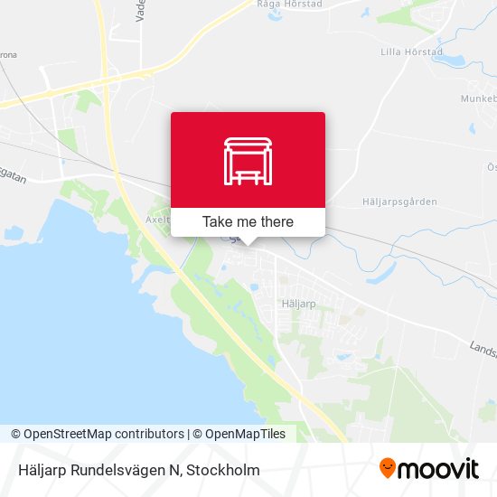 Häljarp Rundelsvägen N map