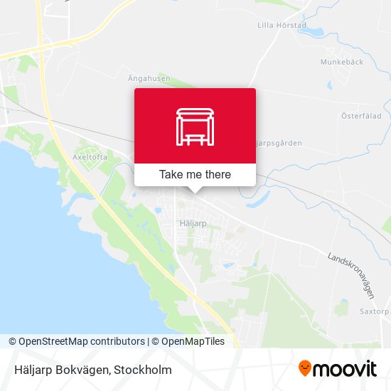 Häljarp Bokvägen map