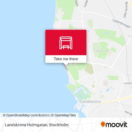 Landskrona Holmgatan map