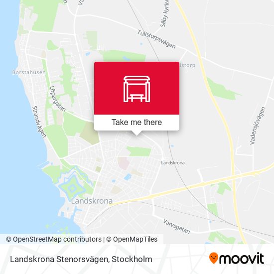 Landskrona Stenorsvägen map