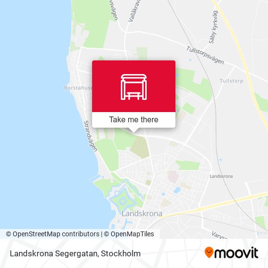 Landskrona Segergatan map