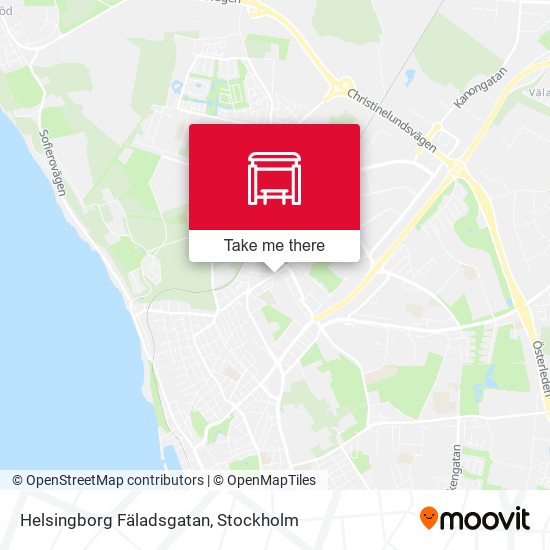 Helsingborg Fäladsgatan map