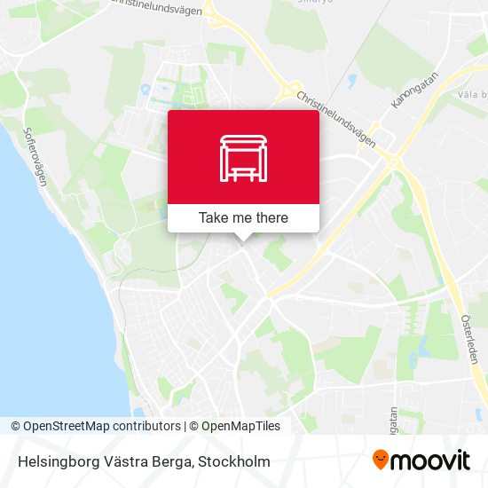 Helsingborg Västra Berga map