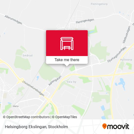 Helsingborg Ekslingan map