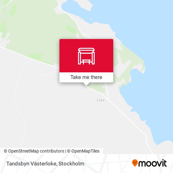 Tandsbyn Västerloke map