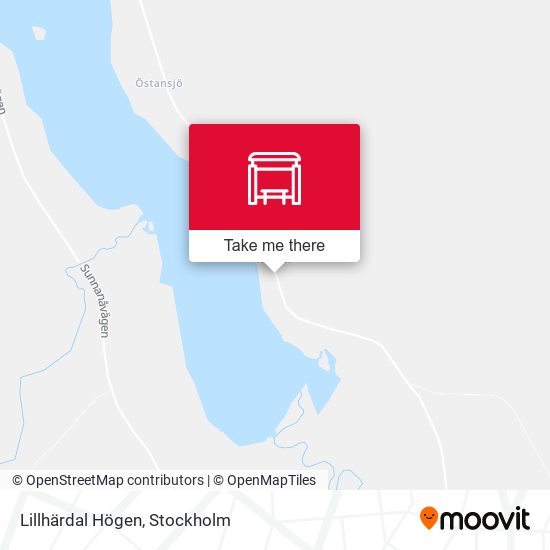 Lillhärdal Högen map