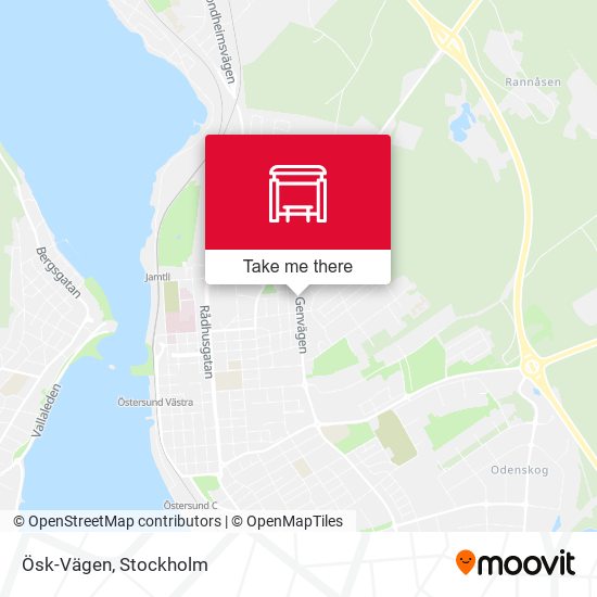 Ösk-Vägen map