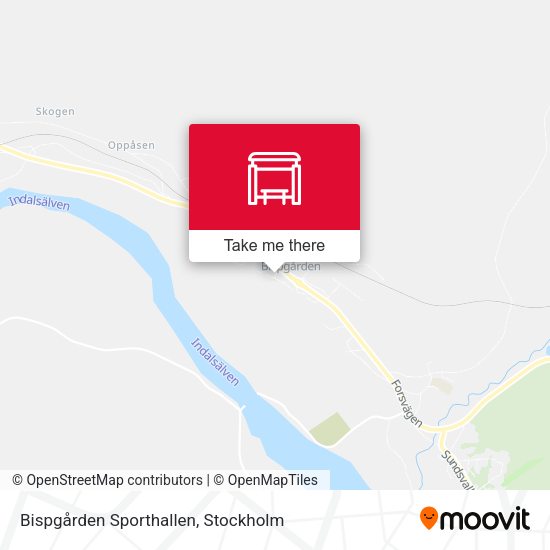 Bispgården Sporthallen map