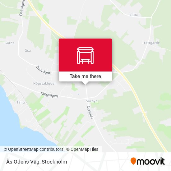 Ås Odens Väg map