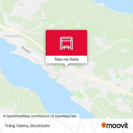 Trång Västra map