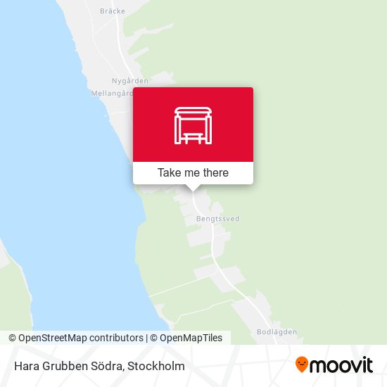 Hara Grubben Södra map