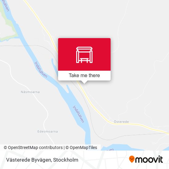 Västerede Byvägen map