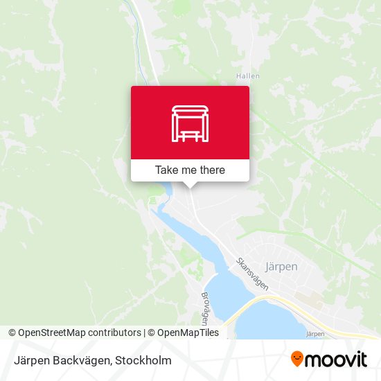 Järpen Backvägen map