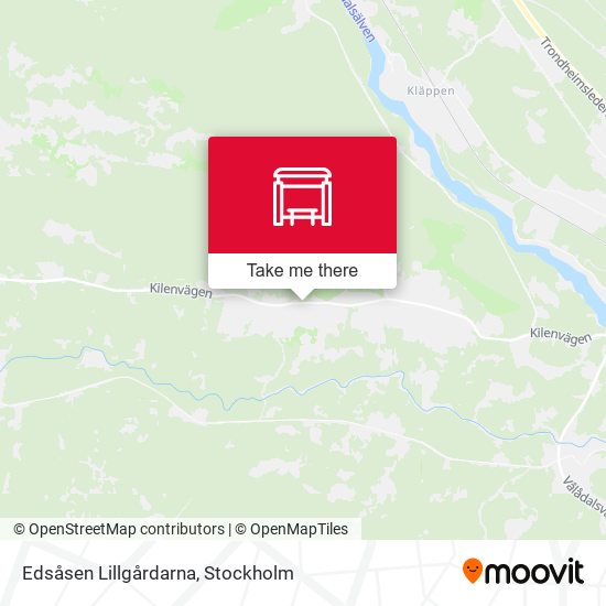 Edsåsen Lillgårdarna map