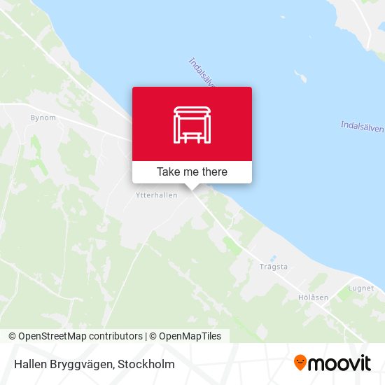 Hallen Bryggvägen map