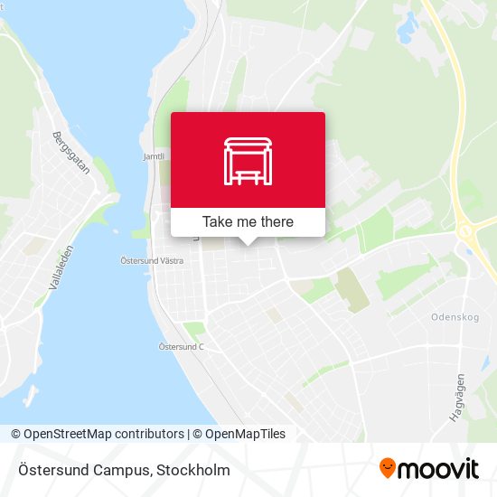 Östersund Campus map