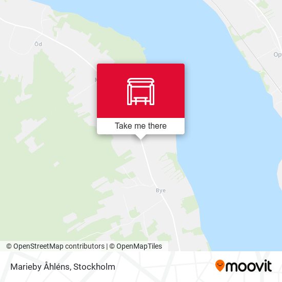 Marieby Åhléns map