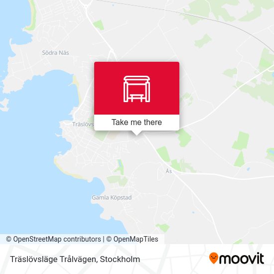 Träslövsläge Trålvägen map