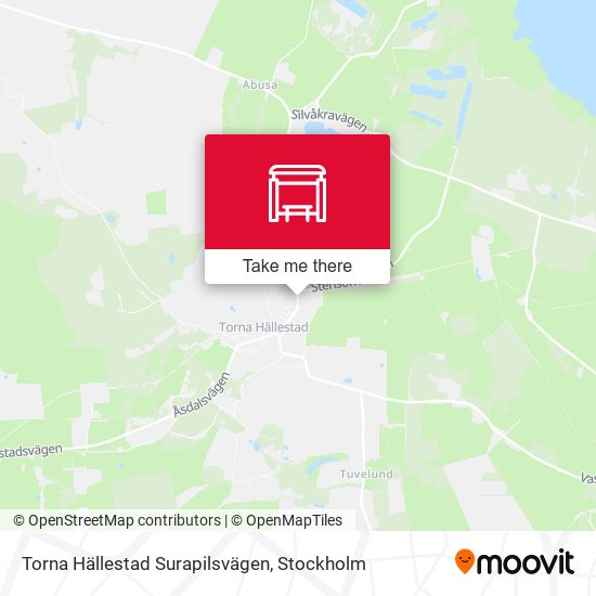 Torna Hällestad Surapilsvägen map