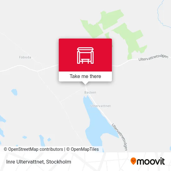 Inre Ultervattnet map