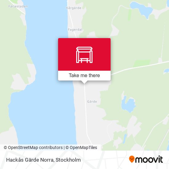 Hackås Gärde Norra map