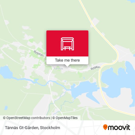 Tännäs Gt-Gården map