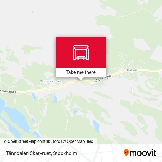 Tänndalen Skarvruet map