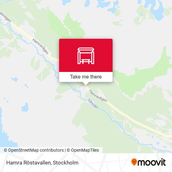 Hamra Röstavallen map
