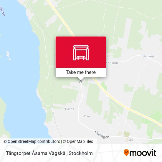 Tängtorpet Åsarna Vägskäl map