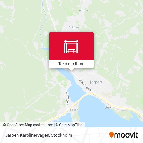 Järpen Karolinervägen map