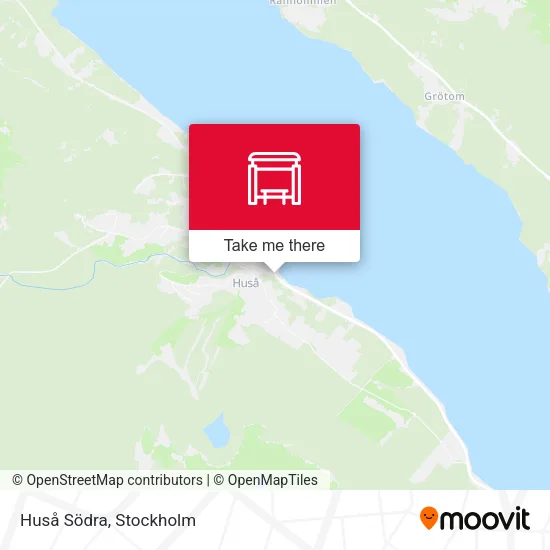 Huså Södra map