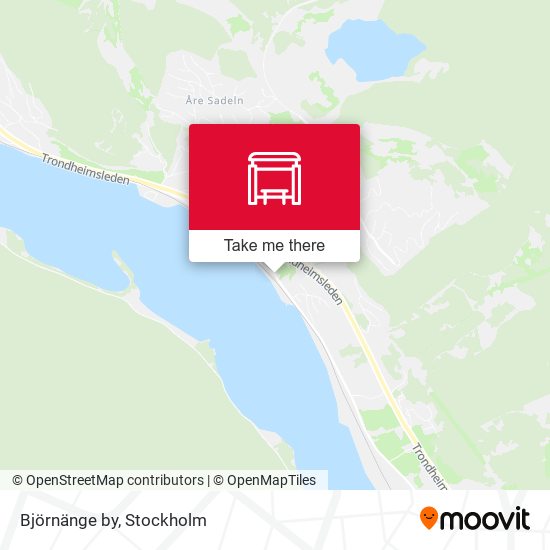 Björnänge by map