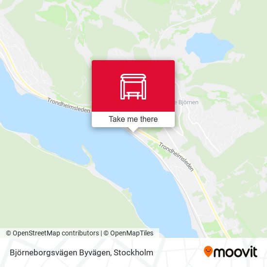 Björneborgsvägen Byvägen map