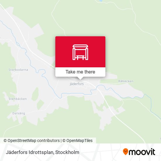 Jäderfors Idrottsplan map