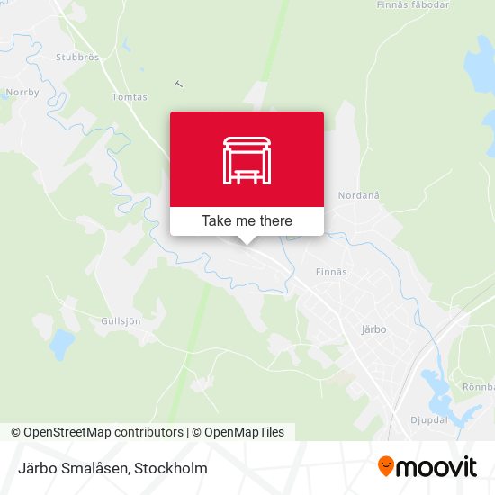 Järbo Smalåsen map
