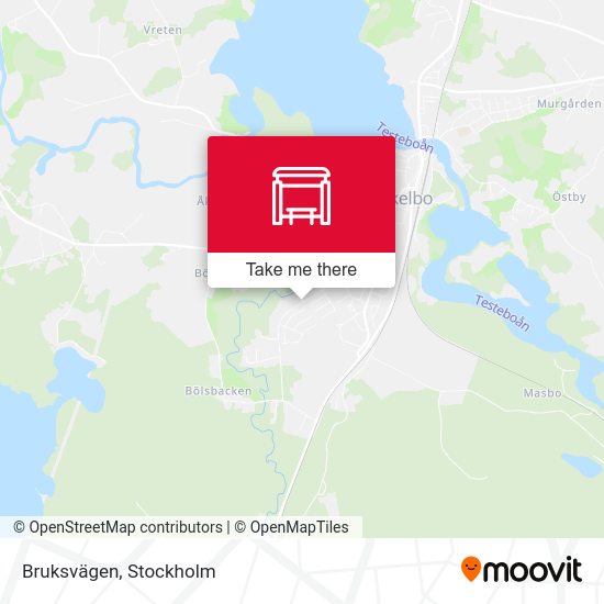 Bruksvägen map