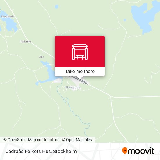 Jädraås Folkets Hus map