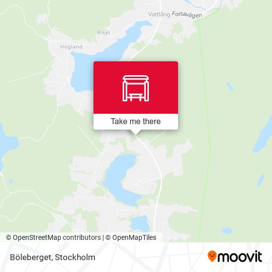 Böleberget map