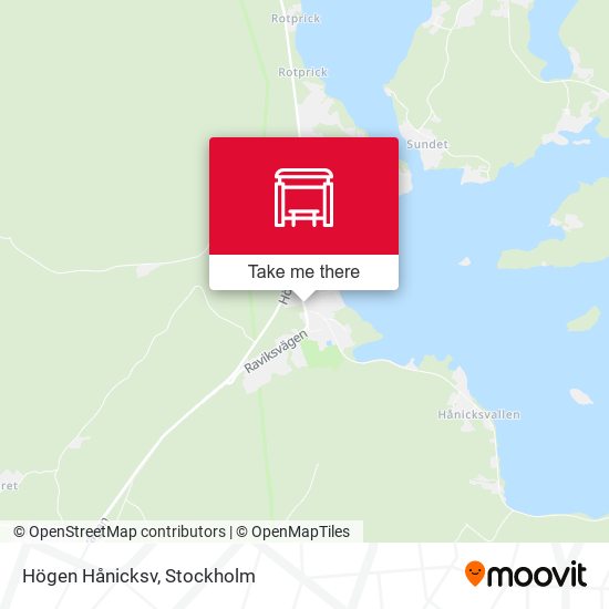 Högen Hånicksv map
